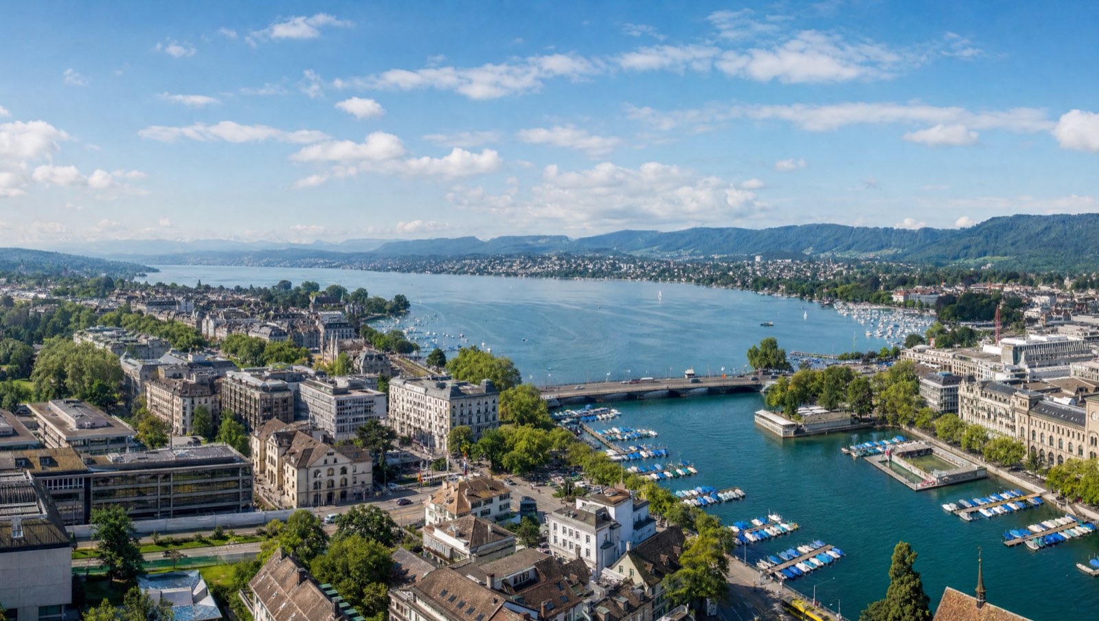 Zurich from the air