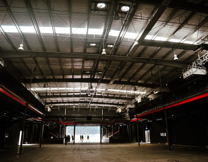 Interior of a hall