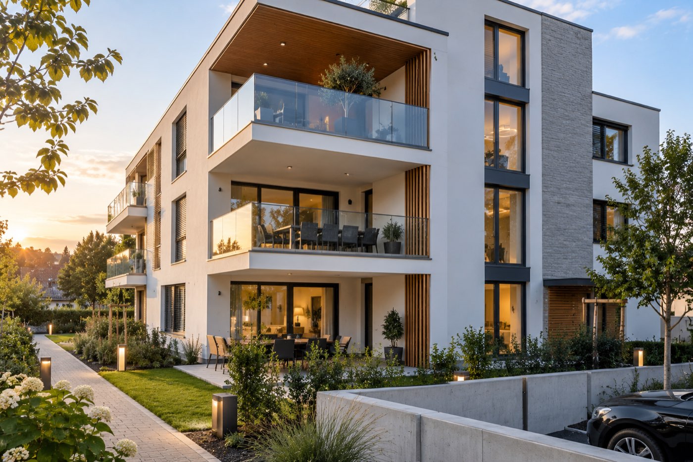 Completed new-build residential scheme